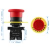 Baomain 22mm Push Button Switch 2NC N/C Red Mushroom Emergency