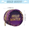 Hello Winter - Funda para chupetes con diseño de copo