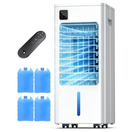 AIRTHRYL Smart Portable Air Conditioners, 3-IN-1 Evaporative Air Cooler, Quiet Operation, 1-12H Timer for Auto Shut-off, 5 Modes & 3 Fan Speeds, Removable Water Tank