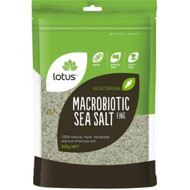 Lotus Macrobiotic Sea Salt Fine 500g
