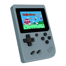 Retro Handheld Game, 400+ Classic Games Mini Retro Handheld Game Console, 3.0 Inch Screen, 1020mAh Rechargeable Battery, Portable Retro Games Console-Grey