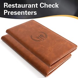 CoBak Presentadores de Cheques para Restaurante, Porta Tarjetas de Comprobante de Invitado, Porta Facturas para Restaurante, Presentadores de Cheques 