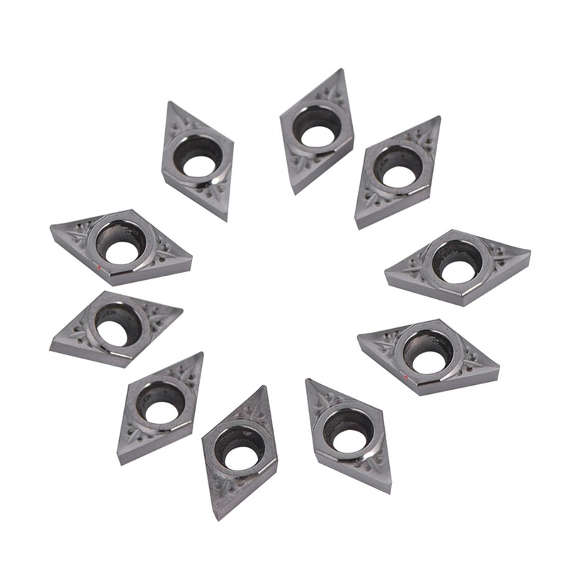 10Pcs/set CNC Carbide Tip Inserts Blade Cutter Lathe Turning Tool