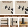ONBRILL H2 Wall Mounted Clothing Rack, Expandable Industrial Pipe Clothes