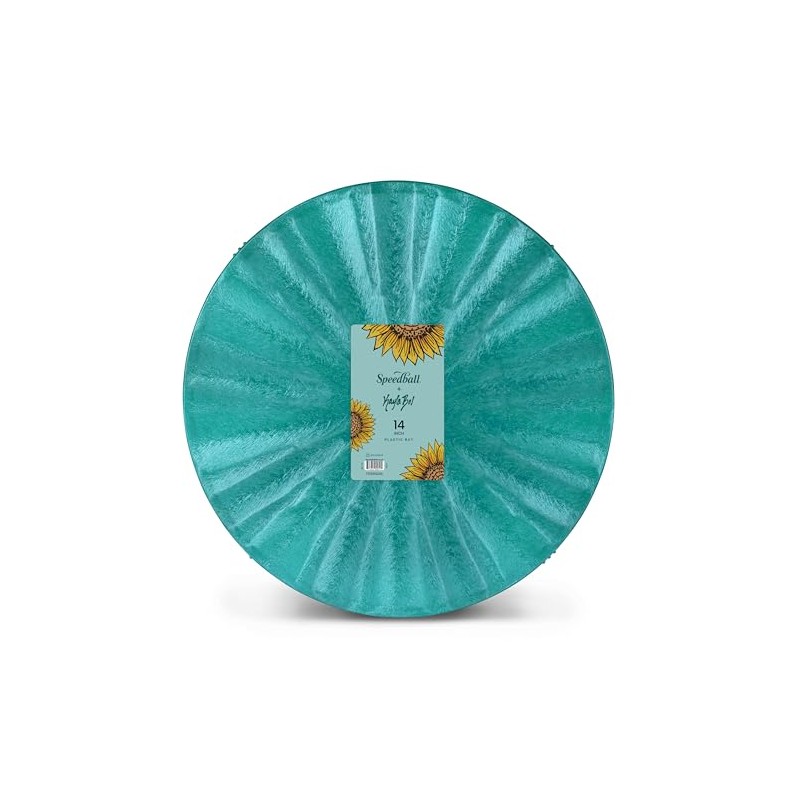 Speedball 14 Inch Round Universal Pottery Wheel Bat, Teal, Special