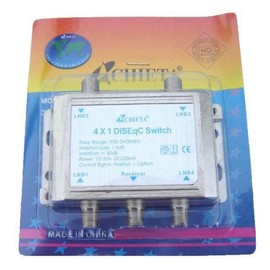 DISEqC 4X1 CHIETA WSD-2041 Satellite Switch FTA Heavy Duty