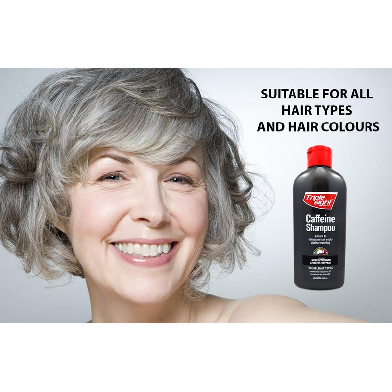 Caffeine And Keratin Shampoo to Stimulate Follicles In Fine, Thinning,