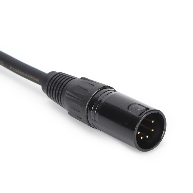 JORIND 5Pin XLR Male to Dual 3Pin XLR Female Cable