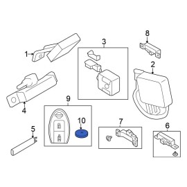 Nissan B8599C2025 Keyless Entry Transmitter Battery