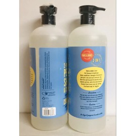 Paws & Bones 2 Bottles Paws & Bones ~ Coconut  Hydrating 2-in-1 Pet Shampoo & Conditioner