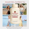 Strawberry Skin Treatment Cream, 118g Exfoliating Moisturizing Lotion for Bumpy
