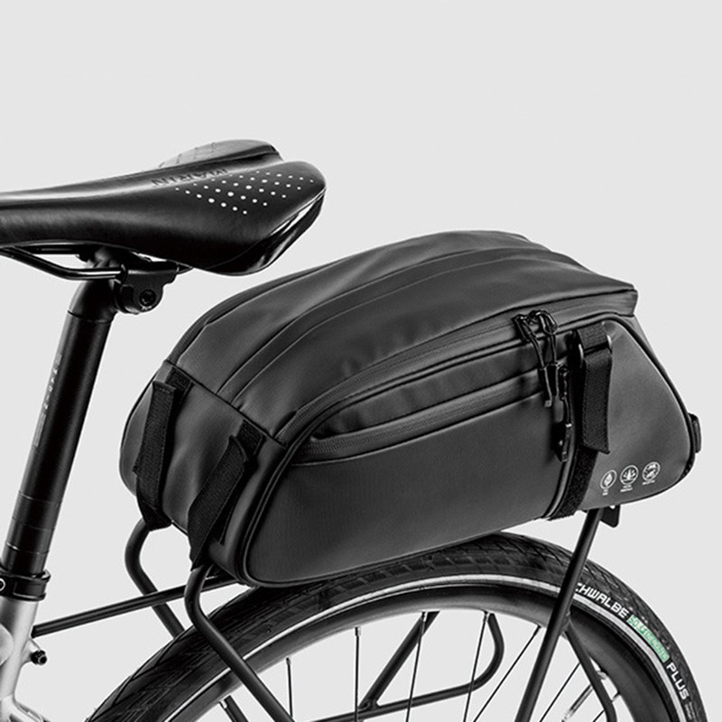 Multifunctional Rear Rack Bag Waterproof Bike Rack Seat Bag Outdoor