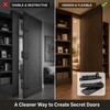 304 Stainless Steel Sliding Barn Door Hardware Kit with 570mm