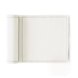 My Drap Reusable Napkins, Cloth Napkin - 100 Pieces of 15 x 15 cm, 100% Cotton, Ecru, Square, Solid, Roll Format, Pre-Cut Units, Machine Washable