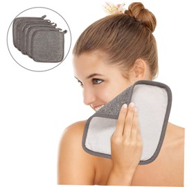 Minkissy 6pcs Bamboo Fiber Exfoliating Shower Cloths Soft and Lightweight Body Scrubber Towels for Bathing and Travel for Skin Cleansing and Cellulite Massage