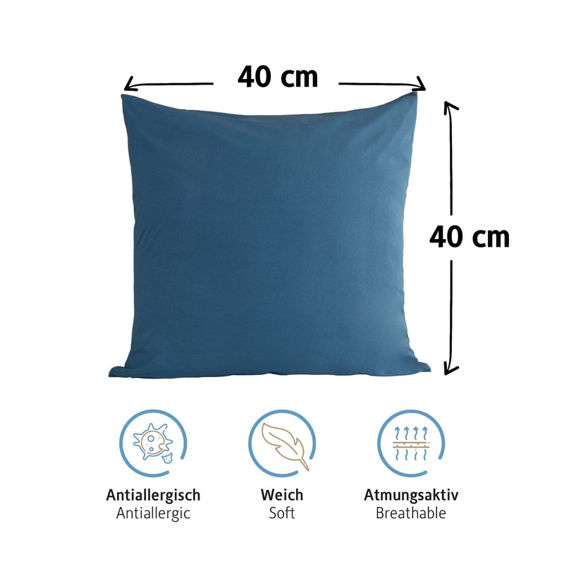 Komfortec 100% Cotton Cushion Covers, Set of 2, 40 x
