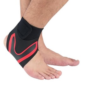 SHEKINI SHEKINI Foot Bandages Support Ankle Brace for Plantar Fasciitis 1 Pair(Black-red,S)