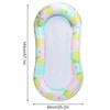 Green Leaf Inflatable Pool Float for Adults – PVC Floating