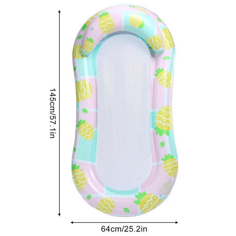 Green Leaf Inflatable Pool Float for Adults – PVC Floating