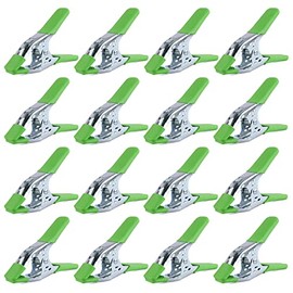 SWANLAKE 16-Piece 6 inch Spring Clamp, Heavy Duty Metal Spring Clamps, Backdrop Clips, 2.4 inch Jaw Opening