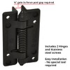 D&D Technologies KF3SPS KwikFit Polymer General Purpose Gate Hinge, for