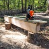 SurmountWay Chainsaw Mill Guide, Portable Vertical Lumber Cutting Guide, Timber