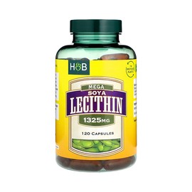 Holland & Barrett Mega Soya Lecithin Fat Emulsifier 100 Capsules 1325mg