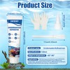 JAOJAO Aquarium Safe Silicone, Aquarium Silicone Clear Underwater Sealant Marine