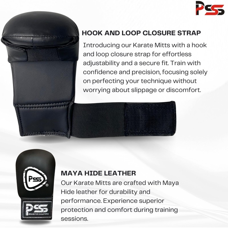 PSS Kids Karate mitt gloves for Boxing Martial Arts jab