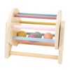 Wooden Rattle Rolling Drum Logic Thinking Hand Eye Coordination Safe