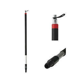 Vikan 299252 Aluminium Handle with Water Pad, 31 mm Diameter, 1025 mm Length, Black, Box of 10