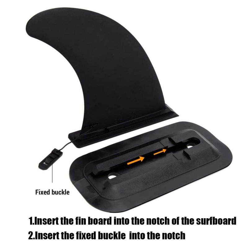 SyiXute 1 x surfboard, removable centre fin, board fin, nylon