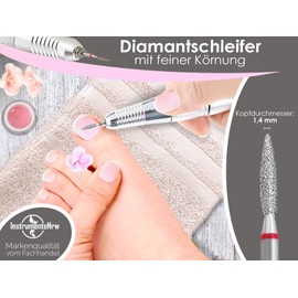 Fine Diamond Grinder Cutter for Grinding Work on Skin and Nail Foot Care Manicure Nail Art Gel Nails