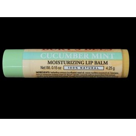 Burt's Bees (4) Burt's Bees Cucumber Mint Moisturizing Lip Balm 100% Natural