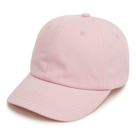 PythJooh Baseball Cap for Kid, Toddler Girl Boy Plain Baseball Cap Sports Hat Unisex Classic Cap for 6Months-5Years Light Pink
