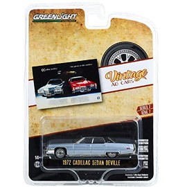 Greenlight 39100-D Vintage Ad Cars Series 7-1972 Caddy Sedan deVille “Caddy for 1972. One Great Car After Another” 1:64 Scale Diecast