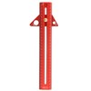 Woodworking T Track Ruler Multifunctional Aluminum Alloy Portable Wood Measuring