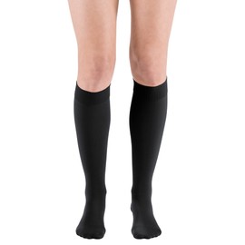 medi mediven plus Compression Knee Socks Unisex Medical Compression Socks CCL2 for Men and Women Black Size VII Closed Tip Normal, black