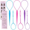 Schembo Topsy Tail Hair Tool Set - 6pcs Loop Styling
