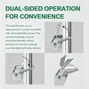 Wmebee Wall Mount Butterfly Latch 1-3/8" to 1-5/8", Gate Fork