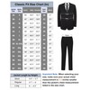 P&L Men's Two-Piece Classic Fit Office 2 Button Suit Jacket
