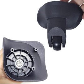 Luggage Wheels Replacement for Suitcase, Replacement Luggage Wheel Repair Suitcase Bag Parts Spinner Casters (W041-L-a Pair 2 Pcs)