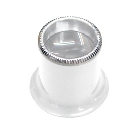 BERGEON BE2611-B-2.0 Watch Repair Tool with Aluminum Ring, Kizumi (Loupe), White, 2.0 Degrees (5.0 Times)
