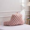 Aimuan Checkered Reading Pillow Bed Rest Wedge Backrest Checkerboard Pillow