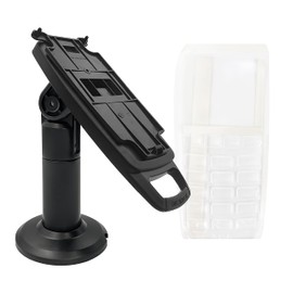ENS Tailwind Ingenico IPP310/IPP315/IPP320/IPP350 7" Latch and Lock Pole Mount Terminal Stand with Full Device Protective Spill Cover