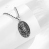 CELESTIA Hecate Necklace Womens 925 Sterling Silver Pendant Adjustable Stainless