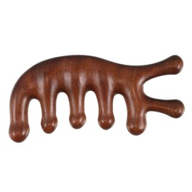 SAFIGLE Wooden Wide Tooth Comb Natural Scalp for Hair Care Relaxation Tool for Stress Reduction and Enhanced Hair Growth Suitable for Men and Promotes Scalp Health and Wellbeing