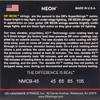 DR Strings HI-DEF NEON - Cuerdas para guitarra bajo (NMCB-45)