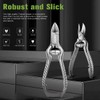 BEZOX Heavy Duty Podiatrist Toenail Clippers for Thick and Ingrown