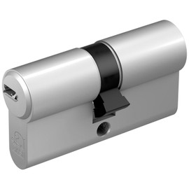 BASI BM Euro Profile Cylinder Lock - EF 30/30 with 3 Keys - Matt Nickel Plated